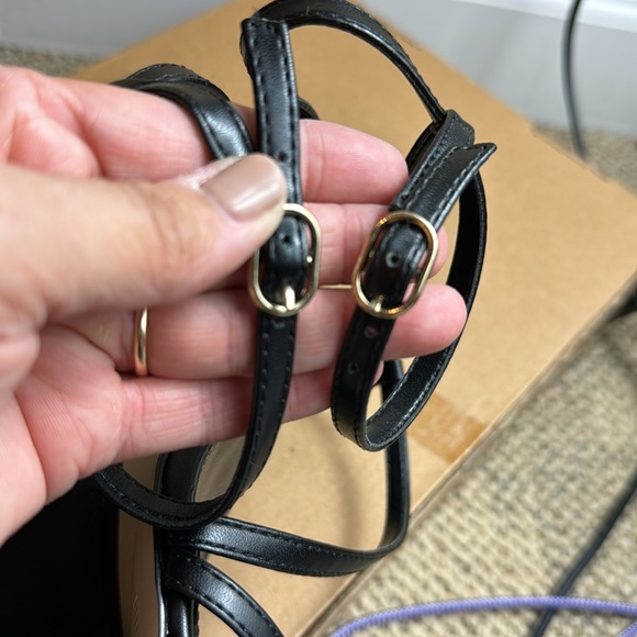 NWOT - Nine West Womens Georga Heeled Sandal, Black 001, Size 11M - 😍🖤 - Picture 13 of 17